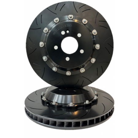 Electric algae black/chaotic line brake disc